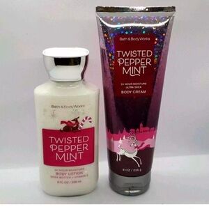 Twisted Pepper Mint Body Lotion & Body Cream